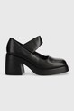 Δερμάτινα γοβάκια Vagabond Shoemakers Shoemakers BROOKE φαρδύ τακούνι μαύρο 5344.201.20