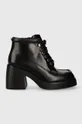 μαύρο Δερμάτινες μπότες Vagabond Shoemakers BROOKE Γυναικεία