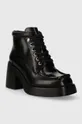 Kožené členkové topánky Vagabond Shoemakers BROOKE čierna
