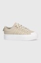Tenisky adidas Planet friendly béžová IE2307
