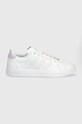 adidas sneakers din piele ADVANTAGE PREMIUM plată alb IF0125