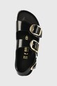 Кожаные сандалии Birkenstock Milano чёрный 1024211.Milano