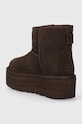 Obuv Semišové snehule UGG Classic Mini Platform 1134991.BCDR hnedá