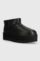 UGG leather snow boots Classic Ultra Mini Platform black