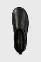 UGG stivali da neve in pelle Classic Ultra Mini Platform nero 1141510.BLLE