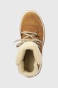 Замшеві чоботи UGG Lakesider Heritage Lace коричневий 1143836.CHE