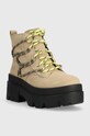UGG workery zamszowe Brisbane Lace Up 1143841.MDSD beżowy AW23