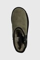 Замшевые сапоги UGG Classic Mini Zipper Tape Logo зелёный 1144034.BTOL