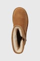 Semišové snehule UGG Classic Short Bailey Zip hnedá 1144043.CHE