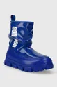 Зимові чоботи UGG Classic Brellah Mini темно-синій