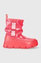 UGG hócsizma Classic Brellah Mini szintetikus rózsaszín 1144059.SPCL