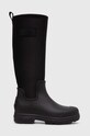 Kozačky UGG Droplet Tall plochý černá 1151350.BLK