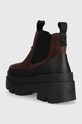 Obuća Gležnjače od brušene kože UGG Brisbane Chelsea 1151530.BCDR smeđa