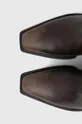 καφέ Δερμάτινες καουμπόικες μπότες Vagabond Shoemakers ALINA