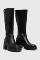 Usnjeni elegantni škornji Vagabond Shoemakers BROOKE črna