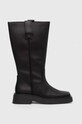 Kožené kozačky Vagabond Shoemakers EYRA nezateplené černá 5652.009.21