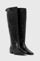Usnjeni elegantni škornji Vagabond Shoemakers NELLA črna