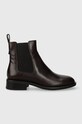 Δερμάτινες μπότες τσέλσι Vagabond Shoemakers SHEILA φλατ καφέ 5635.201.35