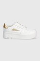 Кожени маратонки Fila FXVENTUNO PLATFORM FFW0348 бял SS24