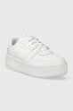 Fila sneakersy skórzane FXVENTUNO PLATFORM FFW0348 biały SS24