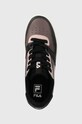 Шкіряні кросівки Fila FXVENTUNO PLATFORM фіолетовий FFW0348
