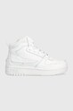 Fila sneakers din piele FXVENTUNO piele acoperită alb FFW0376