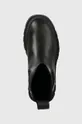μαύρο Δερμάτινες μπότες τσέλσι Copenhagen