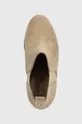 béžová Semišové topánky chelsea Michael Kors Evaline