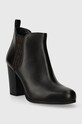 Topánky chelsea Michael Kors Evaline 40F3EVHEGL.001 čierna AW23