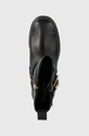 Шкіряні черевики MICHAEL Michael Kors Perry чорний 40F3PYME5L.001
