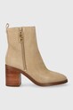MICHAEL Michael Kors cizme din piele intoarsa Regan 5-8 cm bej 40F3RGME6S.222