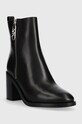 Шкіряні черевики MICHAEL Michael Kors Regan 40F3RGME7L.001 чорний AW23