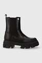 Barbour ghete chelsea de piele B.Intl Chicane pana la 5 cm negru LFO0634BK11