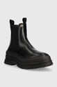 Barbour ghete chelsea de piele B.Intl Strada LFO0642BK11 negru AW23