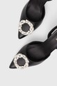 Kožené lodičky Alohas Cinderella čierna S00305.25