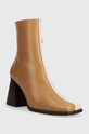 Δερμάτινες μπότες Alohas South S00013.89 καφέ AW23