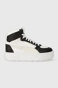 Кросівки Puma Karmen Rebelle Mid імітація лицьової шкіри чорний 387213