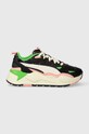 Puma sneakersy RS-X Efekt WOTB Wns imitacja skóry licowej czarny 392517