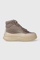 Puma sneakersy imitacja skóry licowej brązowy 392316