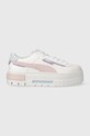 Puma sneakers Mayze Crashed Wns finta pelle fiore bianco 392495
