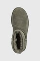 UGG śniegowce zamszowe Classic Mini II zielony 1016222.MSG