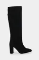 μαύρο Μπότες σούετ Jonak CALIME VELOURS Γυναικεία