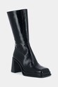 Jonak stivaletti alla caviglia in pelle BAGNA CUIR BRILLANT 3100161 nero AW23