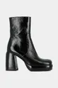 μαύρο Δερμάτινες μπότες Jonak DENA CUIR BRILLANT Γυναικεία