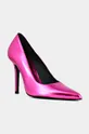 Шкіряні туфлі Jonak DINERA CUIR METALLISE рожевий