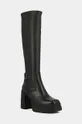 Elegantni škornji Jonak PAILLE CUIR GR/ STRETCH črna