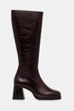 Usnjeni elegantni škornji Jonak BETINA CUIR VIEILLI 6001328 bordo AW25