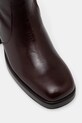 Usnjeni elegantni škornji Jonak BETINA CUIR VIEILLI bordo 6001328