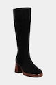 Μπότες σούετ Jonak BETINA CROUTE 6001816 μαύρο AW24