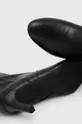 črna Usnjeni elegantni škornji Lauren Ralph Lauren Caelynn II
